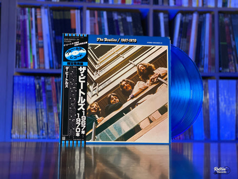 The Beatles - 1967-1970 EAS-50023-24 Japan OBI Blue Vinyl