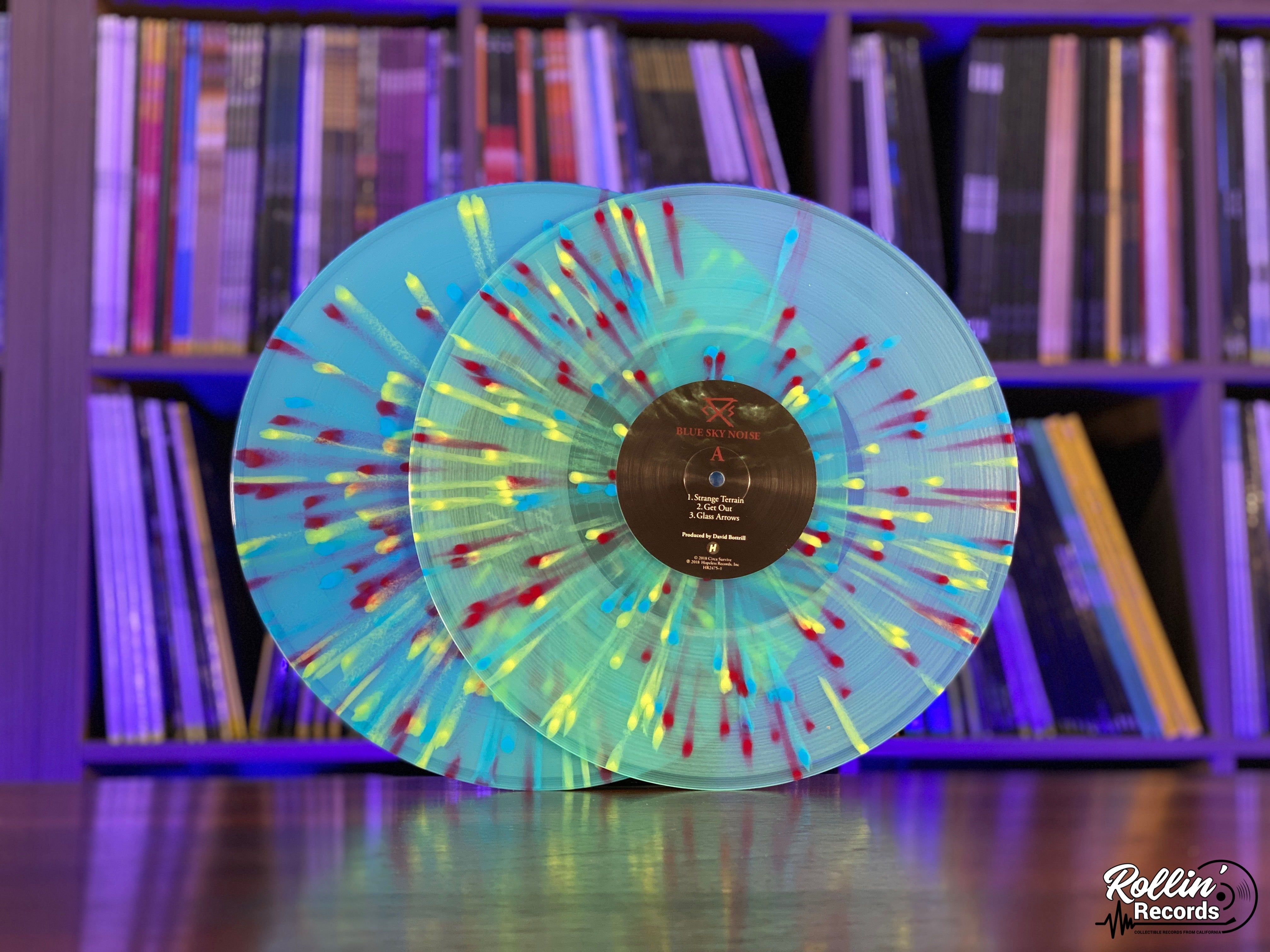 Circa Survive - Blue Sky Noise (Clear w/ Blue, Yellow & Red