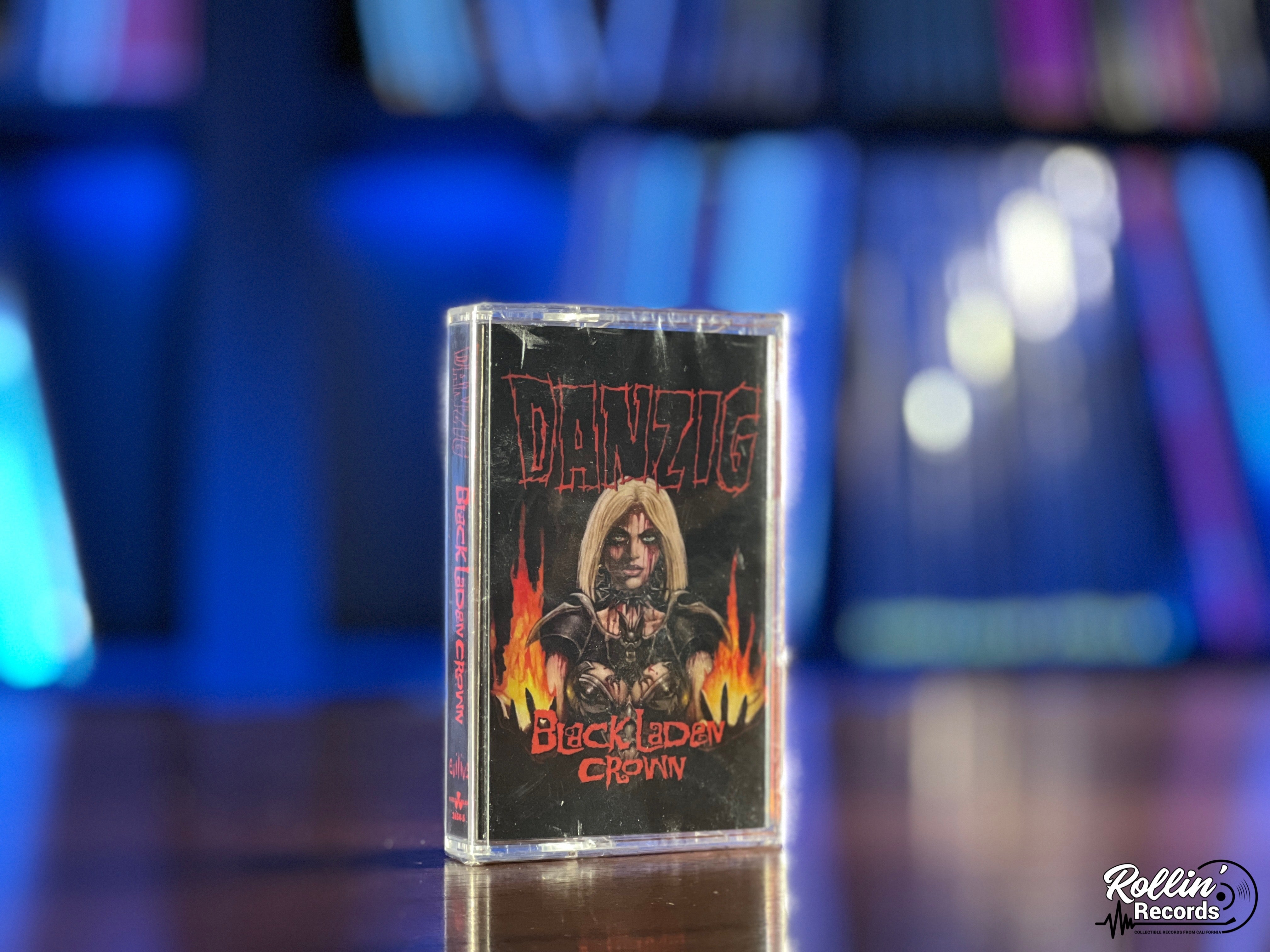 Danzig - Black Laden Crown (Orange Cassette) – Rollin' Records