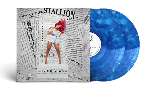Megan Thee Stallion - Good News (Indie Exclusive Cloudy Blue Clear Vinyl)