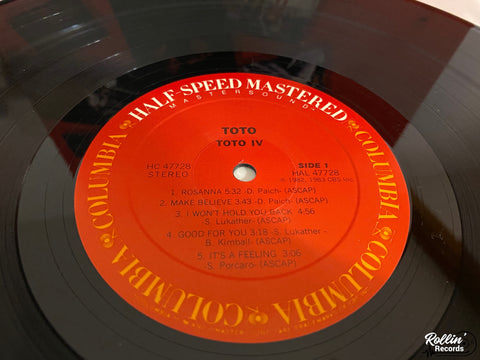 Toto ‎– Toto IV Promo CBS Half Speed Master