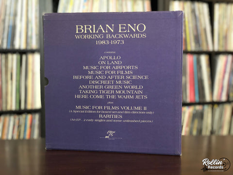 Brian Eno ‎– Working Backwards: 1983-1973