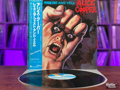 Alice Cooper - Raise Your Fist And Yell P-13588 Japan OBI Promo
