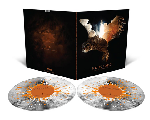 Monolord- No Comfort Clear Black Smoke Splatter Edition