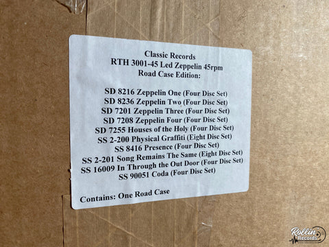 Led Zeppelin - Road Case Classic Records 48XLP Box Set RTH 3001-45 Sealed Copy