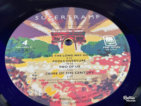 Supertramp – Paris AMP-4402 Japan OBI Promo