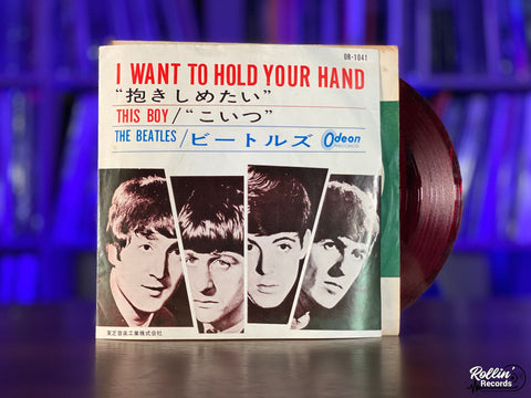 The Beatles - I Want To Hold Your Hand OR1041 Japan Red 7"