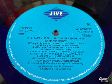 Jazzy Jeff & The Fresh Prince - Rock The House Japan Obi Promo